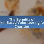 The Benefits of Skill-Based Volunteering for Charities